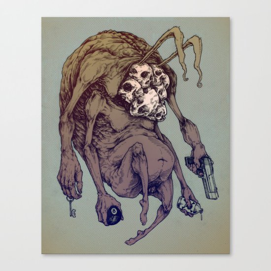 Bunny Creep Canvas Print