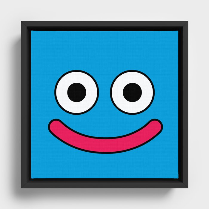 Dragon Quest's Slime Framed Canvas