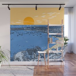 Cascais Bay-Portugal-Beach-Sunset-Landscape Wall Mural