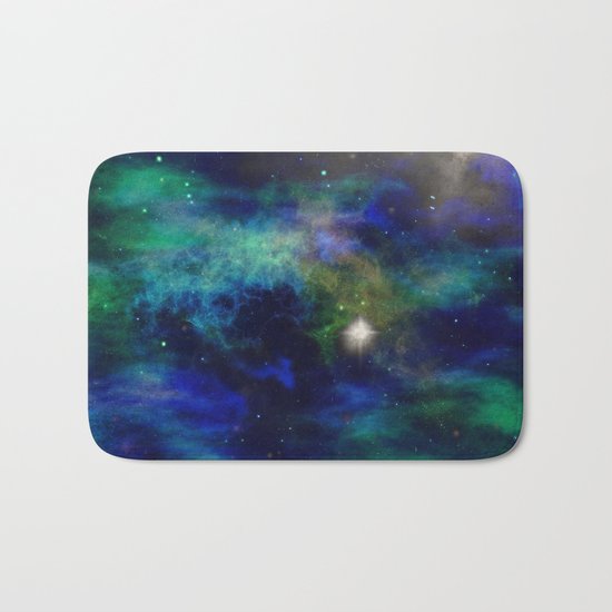 Stars and Waves Bath Mat