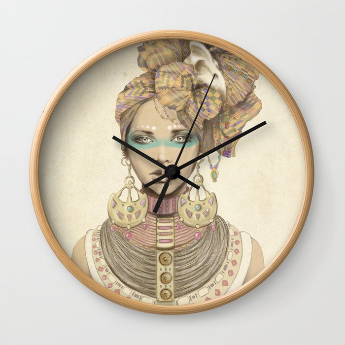 K of Clubs Wall Clock