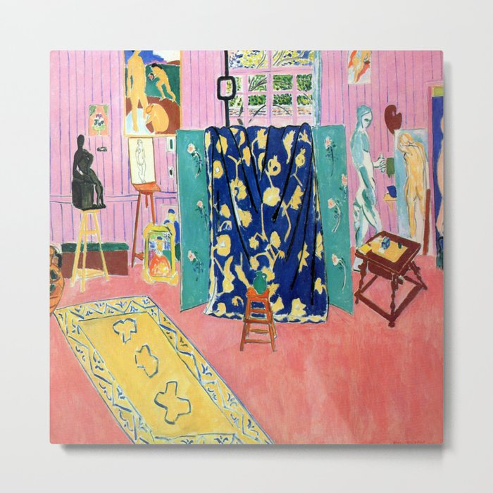 Henri Matisse The Pink Studio Metal Print