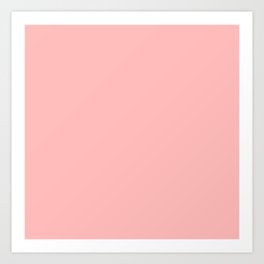 PALE ROSETTE PINK  Art Print