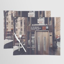 New York City NYC Film Style Placemat
