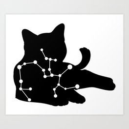 sagittarius cat Art Print