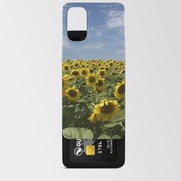 Field of sunflowers, Minneapolis photography series, no. 3 Android Card Case