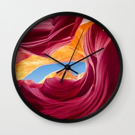 Colorful Antelope Canyon Wall Clock
