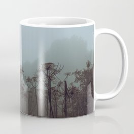 Giant Hogweed in the fog | Ghost mist photo print Coffee Mug