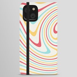 Psychedelic Lines iPhone Wallet Case