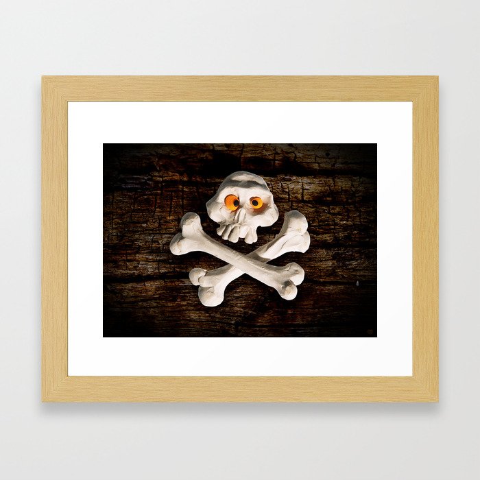 Mr. Skull Framed Art Print