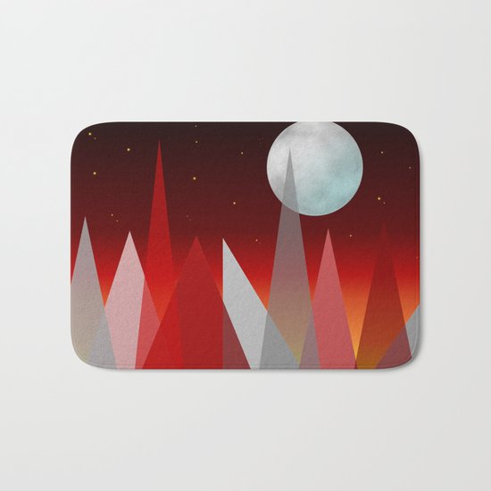 Under The Night Sky Bath Mat