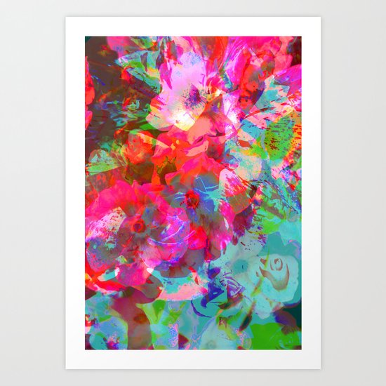 NEON GARDEN Art Print