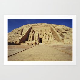 Egypt Abu Simbel Monument  Art Print
