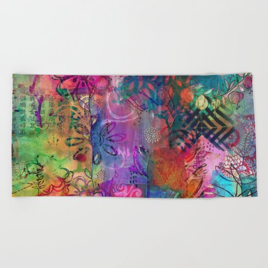A Delicate Mess Beach Towel