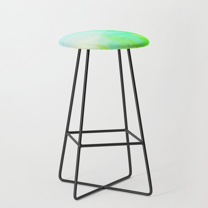 Green Trendy Colors Bar Stool