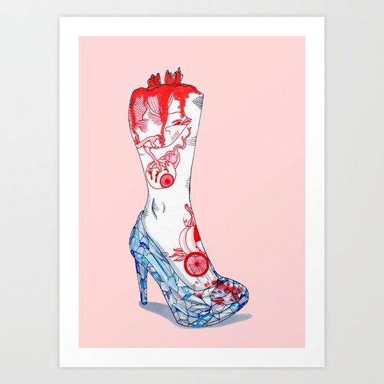 Grimm Cinderella Art Print