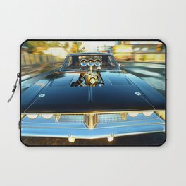 Blown RT Charger front racing view black muscle car automobile transportation color photograph / photography poster posters Laptop Sleeve