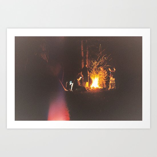 Fireside Art Print