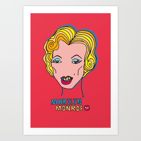 Marilyn Monreo Art Print