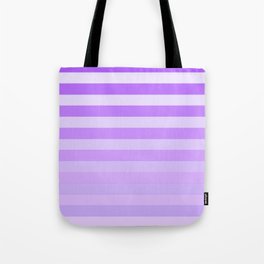 Purple Stripes Fade Tote Bag