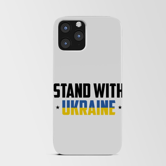 Stand With Ukraine iPhone Card Case