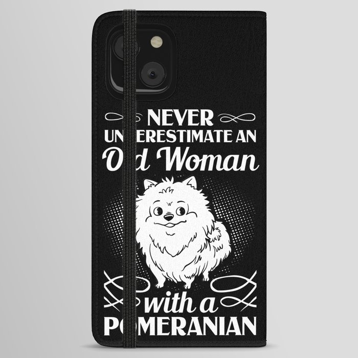 Pomeranian Dog Puppies Owner Lover iPhone Wallet Case