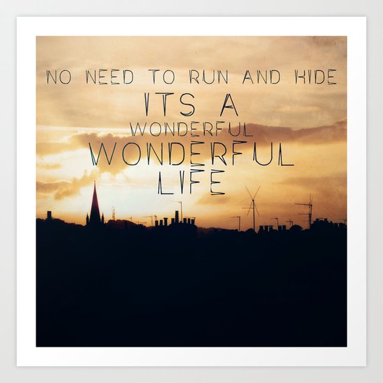 It's A Wonderful Life Art Print