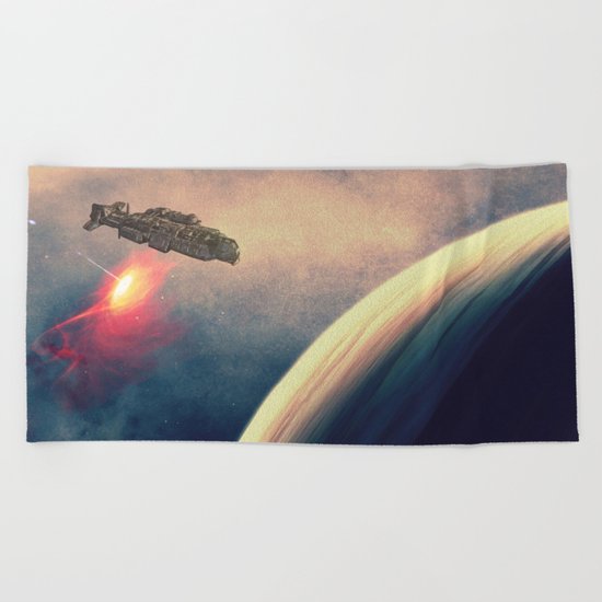 Excursion through time Beach Towel