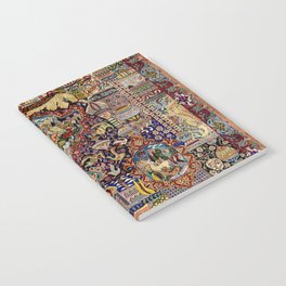 Ornate Antique Persian Kashmar Notebook
