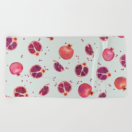 POMEGRANATE Beach Towel