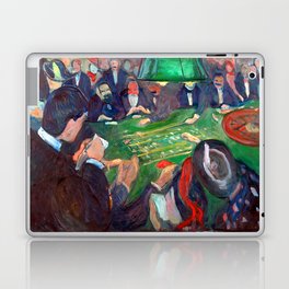 Edvard Munch At the Roulette Table in Monte Carlo Laptop Skin