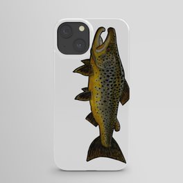 Brown trout iPhone Case