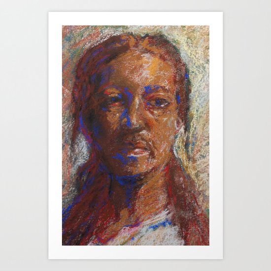Man in Pastel Art Print