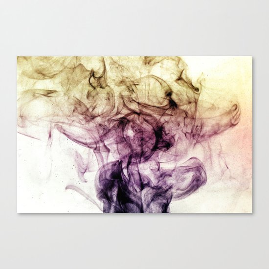 Beautiful Purple Brown Smoky Dust Canvas Print