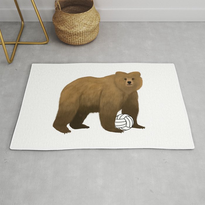 Bear Volleyball Rug