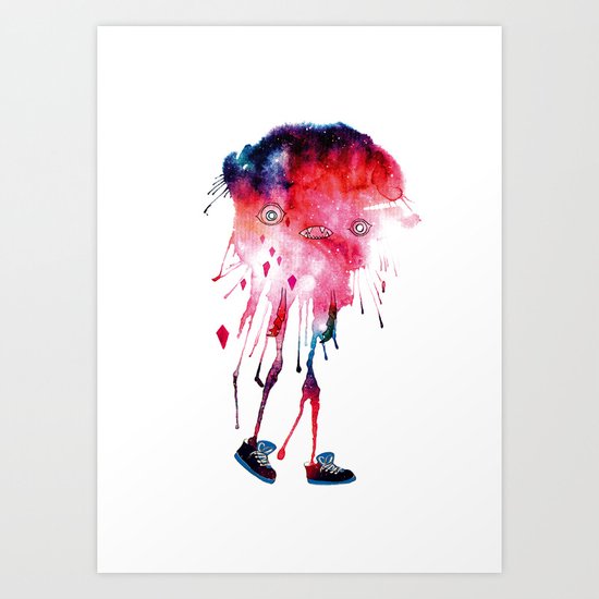 Mel's little brother Art Print