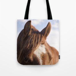 Modern Horse Print Tote Bag