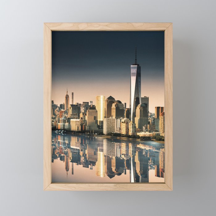 world trade center Framed Mini Art Print