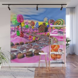 Pink Candyland Wall Mural