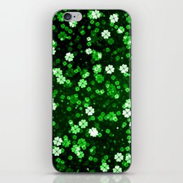 Grungy Shamrocks iPhone Skin