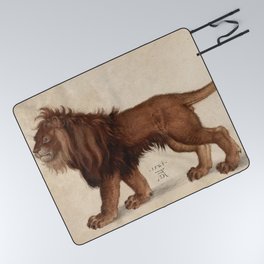 Albrecht Dürer "Lion" Picnic Blanket