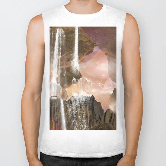Fantasy landscape Biker Tank