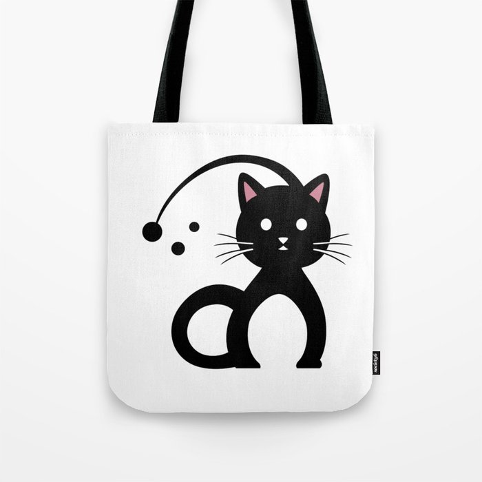A Black Cat? Tote Bag