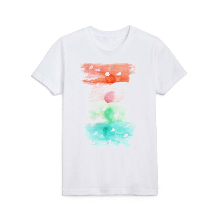 Glitter Snow by Charlie Tam Kids T Shirt