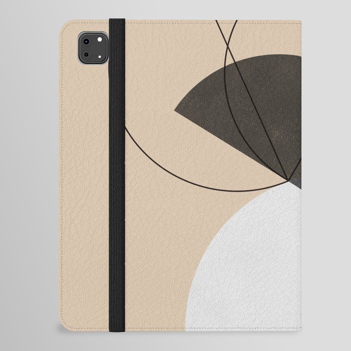 Abstraction_BAUHAUS_GEOMETRIC_SHAPE_FORM_LOVE_POP_ART_0607A iPad Folio Case