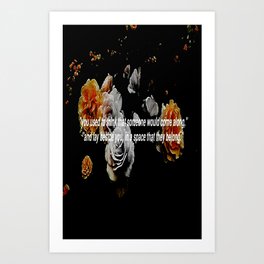 roses are pink. Art Print