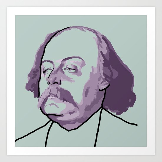 Gustave Flaubert Art Print