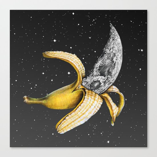 A Planetary Plantain Canvas Print