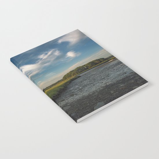 Sky and marsh Notebook