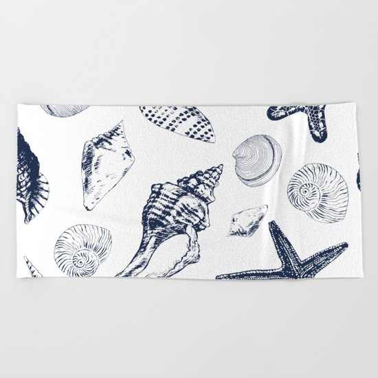 Underwater creatures Beach Towel